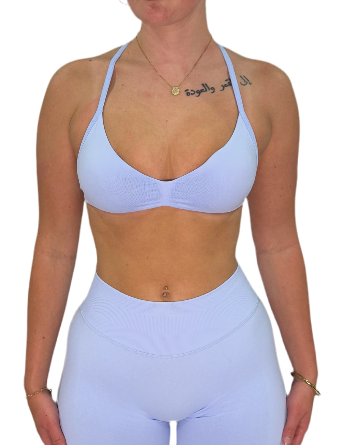 LUXE HALTER - SKYE BLUE