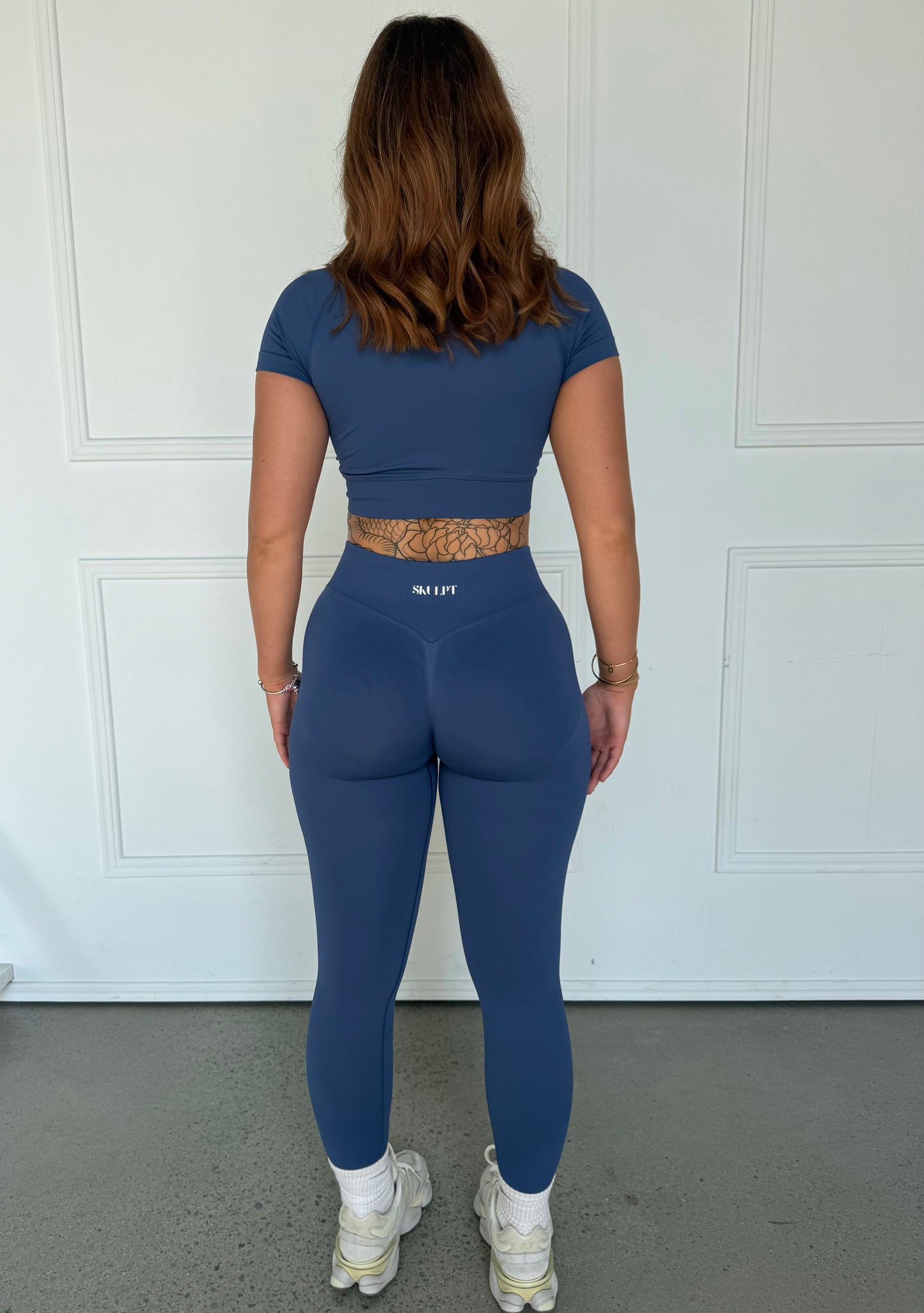 LUXE NAVY BLUE LEGGINGS