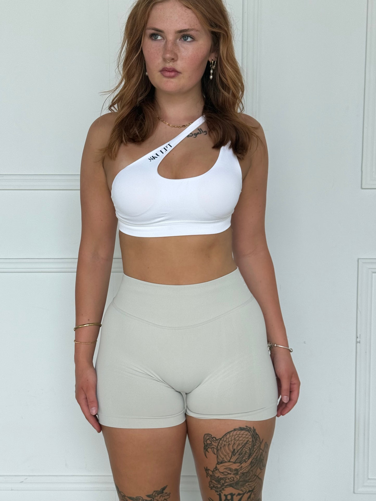 Luxe Beige Shorts