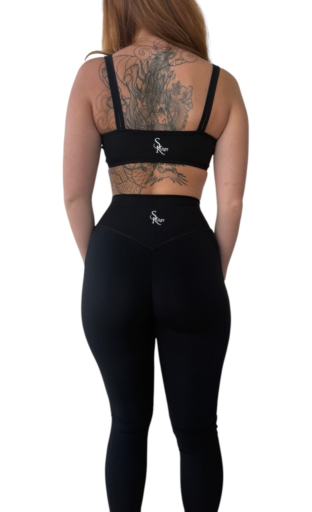 Basic Pocket Legging - BLACK (Invisible Scrunch)