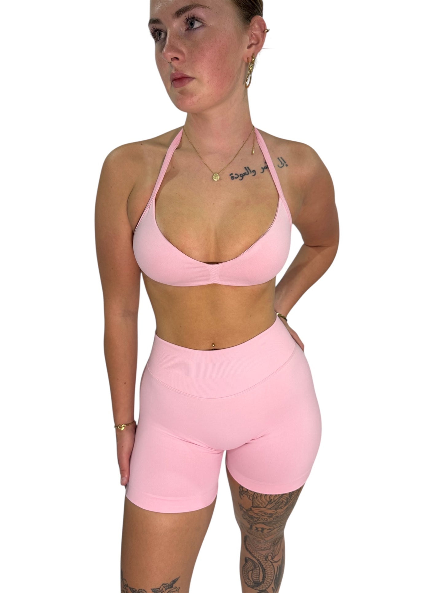 LUXE HALTER - PINK