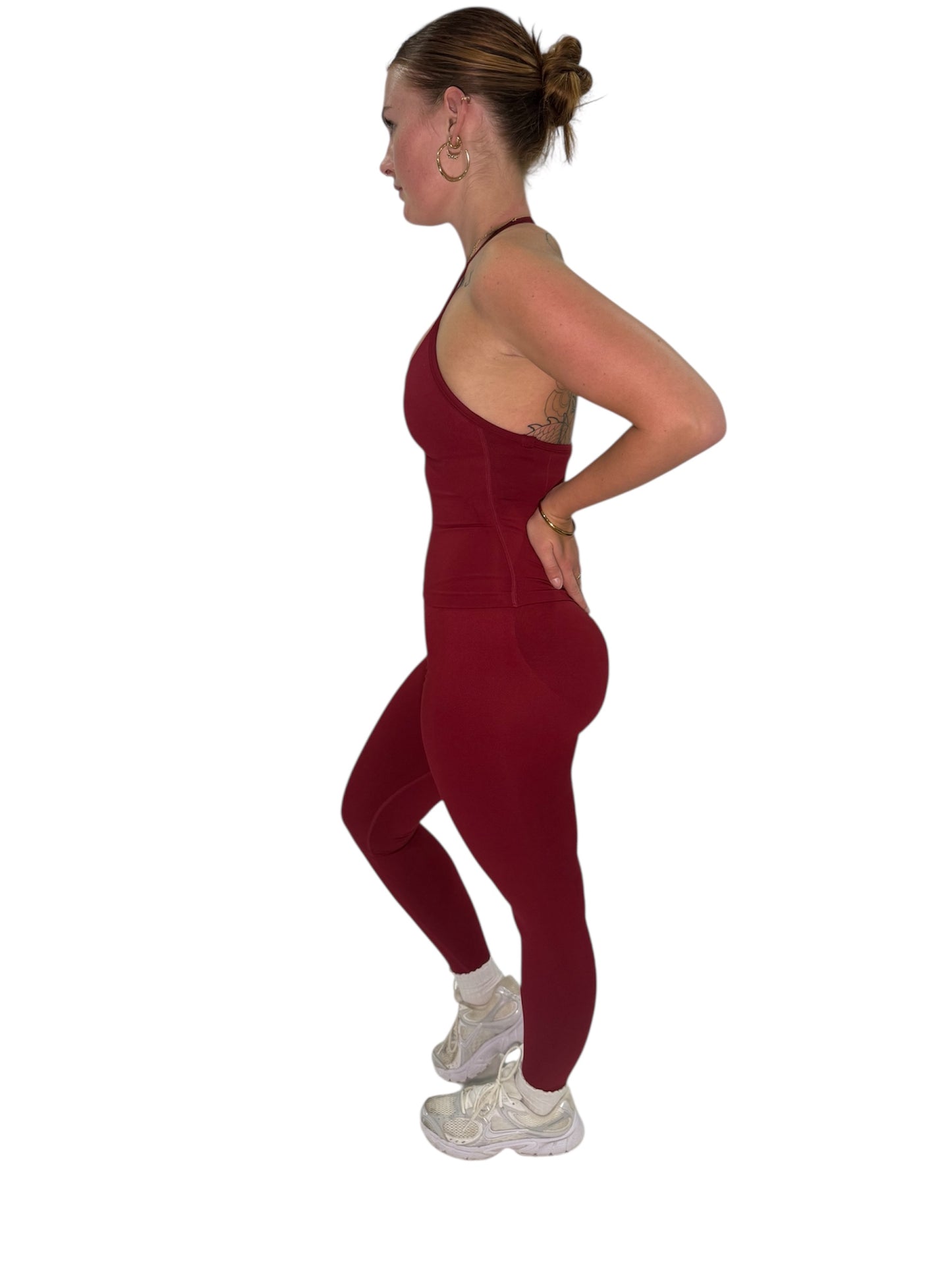 LUXE - CHERRY RED - LEGGINGS