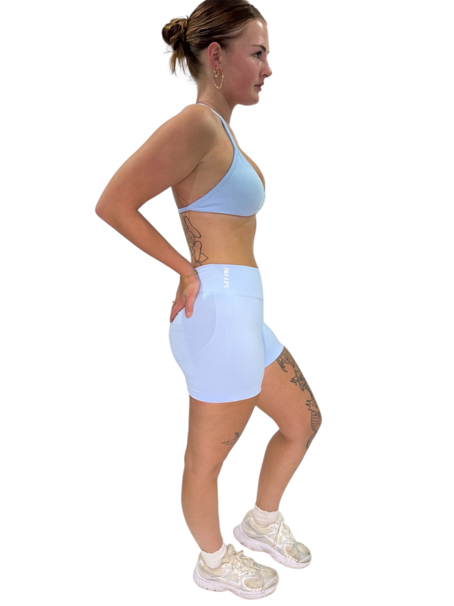 LUXE HALTER - SKYE BLUE