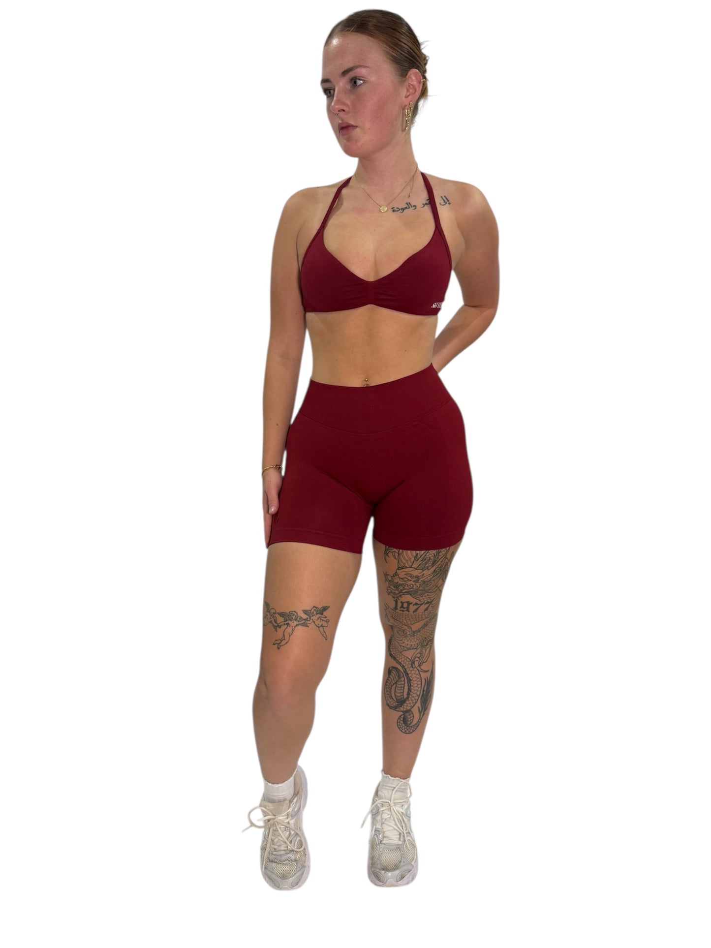 LUXE CHERRY RED SHORTS